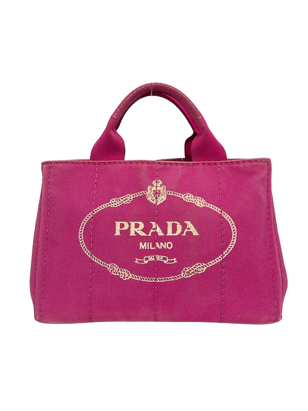 Prada Canapa Pink Canvas Tote Bag #290677P56B